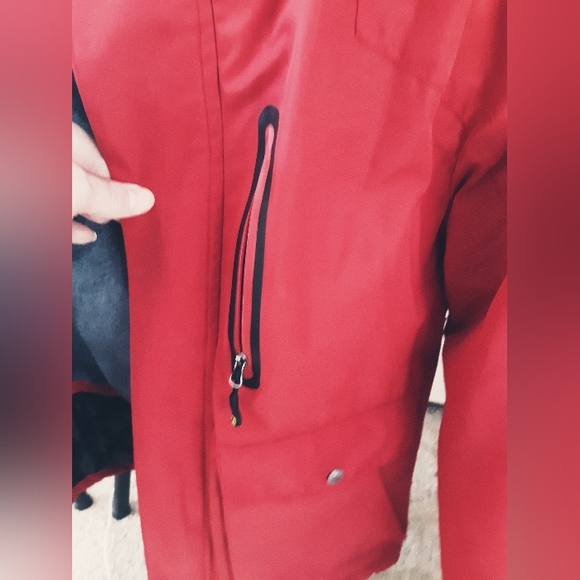 Men's Red Winter Coat Size Small - Picture 2 of 6